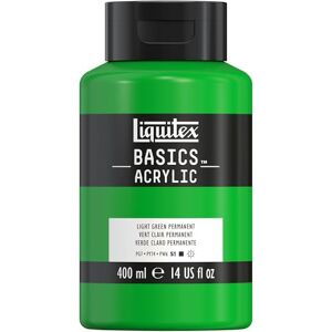 Liquitex Basics Acrylfarbe - Hellgrün Permanent - 400 ml Flasche - Künstlerbedarf Liquitex Basics Acrylfarbe - Hellgrün Permanent - 400 ml Flasche - Künstlerbedarf