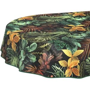 ANRO Wachstuchtischdecke Tischdecke abwaschbar Wachstischdecke pflegeleicht wasserabweisend Lotuseffekt Gartentischdecke Tropia Oval 160 x 140 cm mit Saum (Eingefasst) ANRO Wachstuchtischdecke Tischdecke abwaschbar Wachstischdecke pflegeleicht wasserabweisend Lotuseffekt Gartentischdecke Tropia Oval 160 x 140 cm mit Saum (Eingefasst)