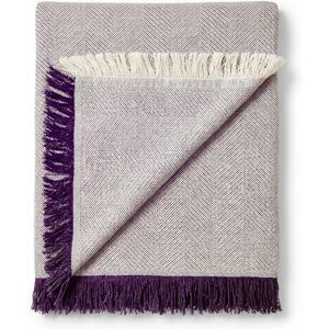 MARTINA HOME Espiga - Vielseitiger Plaid - 80% Baumwolle, 20% Polyester - Ecru/Lila MARTINA HOME Espiga - Vielseitiger Plaid - 80% Baumwolle, 20% Polyester - Ecru/Lila