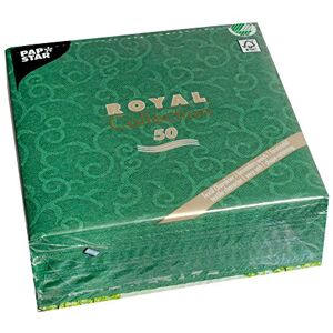 PAPSTAR Modell - 50 Stück 'ROYAL Collection' Dunkelgrüne Servietten 40x40 cm PAPSTAR Modell - 50 Stück 'ROYAL Collection' Dunkelgrüne Servietten 40x40 cm