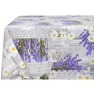 BIANCHERIAWEB Italienischer Baumwolltischdecke 140x240cm Blumenmuster BIANCHERIAWEB Italienischer Baumwolltischdecke 140x240cm Blumenmuster