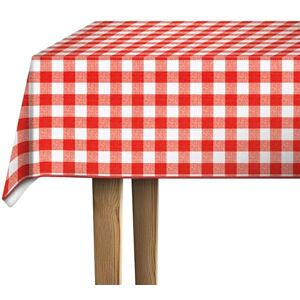 d-c-fix Wachstuchtischdecke – Avanti rot-weiss (140 x 180 cm eckig) – Tischunterlage für Küchen- und Esstisch – lebensmittelechtes & abwaschbares Esstischset d-c-fix Wachstuchtischdecke – Avanti rot-weiss (140 x 180 cm eckig) – Tischunterlage für Küchen- und Esstisch – lebensmittelechtes & abwaschbares Esstischset