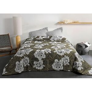 LINDER Bettüberwurf, wattiert, Motiv Blume Natur, gewebt und gefärbt in Frankreich – Farbe: Teegelb und Schwarz – Maße: 240 x 260 cm – Stoff Polyester/Baumwolle und Wattierung 100% Polyester LINDER Bettüberwurf, wattiert, Motiv Blume Natur, gewebt und gefärbt in Frankreich – Farbe: Teegelb und Schwarz – Maße: 240 x 260 cm – Stoff Polyester/Baumwolle und Wattierung 100% Polyester