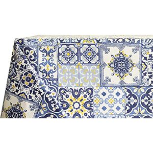 BIANCHERIAWEB - Italienische Amalfi Blau Baumwolltischdecke 140x180cm BIANCHERIAWEB - Italienische Amalfi Blau Baumwolltischdecke 140x180cm