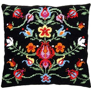 Vervaco Gobelin Stickpackung Kissen Stickset Erwachsene Kissenbezug FOLKLORE Stickerei Set Anfänger Vorgedruckt Kreuzstichkissen Kreatives Handwerk ca. 40 x 40 cm Dekoratives Kissen DIY Geschenkset Vervaco Gobelin Stickpackung Kissen Stickset Erwachsene Kissenbezug FOLKLORE Stickerei Set Anfänger Vorgedruckt Kreuzstichkissen Kreatives Handwerk ca. 40 x 40 cm Dekoratives Kissen DIY Geschenkset