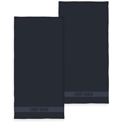 Herding Camp David Handtuch 2er Set, 50 x 100 cm, 100% Baumwolle, Mehrfarbig Herding Camp David Handtuch 2er Set, 50 x 100 cm, 100% Baumwolle, Mehrfarbig