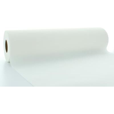 Sovie HORECA Tischläufer in Weiß aus Linclass Airlaid, 40cm x 24m, 1 Stück einfarbiger Einmaltischläufer, Perforierung alle 120cm Sovie HORECA Tischläufer in Weiß aus Linclass Airlaid, 40cm x 24m, 1 Stück einfarbiger Einmaltischläufer, Perforierung alle 120cm