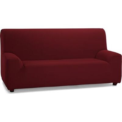 ECOMMERC3 Sofaüberwurf für 3 Sitzer Farbe Burgunderrot rutschfest und super verstellbar, 100% Made in Spain ECOMMERC3 Sofaüberwurf für 3 Sitzer Farbe Burgunderrot rutschfest und super verstellbar, 100% Made in Spain