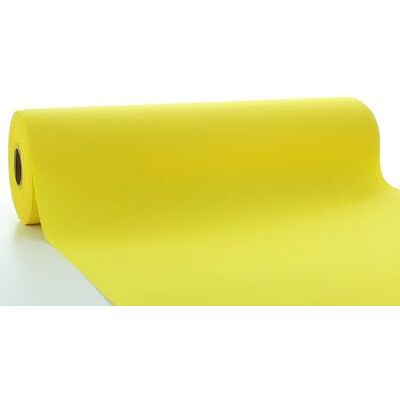 Sovie HORECA Tischläufer in Gelb aus Linclass Airlaid, 40cm x 24m, 1 Stück einfarbiger Einmaltischläufer, Perforierung alle 120cm Sovie HORECA Tischläufer in Gelb aus Linclass Airlaid, 40cm x 24m, 1 Stück einfarbiger Einmaltischläufer, Perforierung alle 120cm