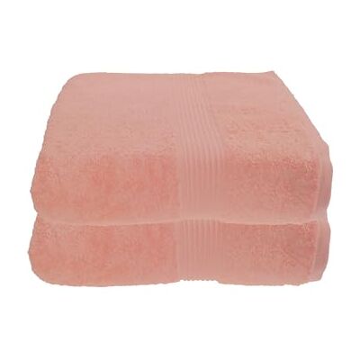 Julie Julsen 2er Pack Saunatücher vielen Farben Reine Baumwolle Qualität 500 GSM Strandtuch Pastell Rosa 80 x 200 cm Julie Julsen 2er Pack Saunatücher vielen Farben Reine Baumwolle Qualität 500 GSM Strandtuch Pastell Rosa 80 x 200 cm