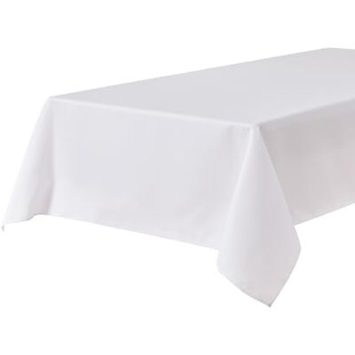 Falcon Tischdecke in weiß 140 x 180 cm, wasserdicht aus Oxford-Gewebe, 1 Stück Rechteckig, wasserabweisend,bügelfrei, waschbar, Restaurant, Küche, Party, Dekorativ, Weihnachten, Neujahr, Café, Garten Falcon Tischdecke in weiß 140 x 180 cm, wasserdicht aus Oxford-Gewebe, 1 Stück Rechteckig, wasserabweisend,bügelfrei, waschbar, Restaurant, Küche, Party, Dekorativ, Weihnachten, Neujahr, Café, Garten