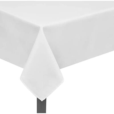 vidaXL 5 Tischdecken Weiß 220x130cm - Tischdecken vidaXL 5 Tischdecken Weiß 220x130cm - Tischdecken