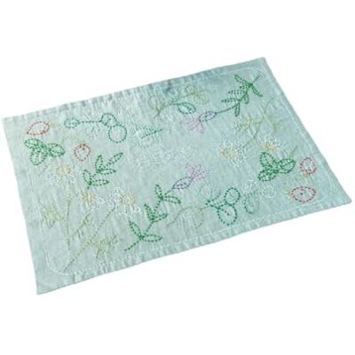 Olympus Thread Sashiko Stickpackung Tischset Nordic Designs Kräuter Stoff bedruckt Olympus Thread Sashiko Stickpackung Tischset Nordic Designs Kräuter Stoff bedruckt