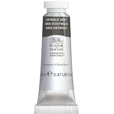 Winsor & Newton 0105428 Professional Watercolour Ostwald-grau, 14ml Tube Aquarellfarbe, lebendige Farben in Künstlerqualität, hohe Farbbrillanz & Leuchtkraft, lichtecht Winsor & Newton 0105428 Professional Watercolour Ostwald-grau, 14ml Tube Aquarellfarbe, lebendige Farben in Künstlerqualität, hohe Farbbrillanz & Leuchtkraft, lichtecht