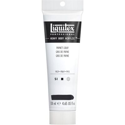 Liquitex 4417310 Professional Heavy Body Acrylfarbe in Künstlerqualität mit ausgezeichneter Lichtechtheit in buttriger Konsistenz, 138ml Tube Paynes Grau Liquitex 4417310 Professional Heavy Body Acrylfarbe in Künstlerqualität mit ausgezeichneter Lichtechtheit in buttriger Konsistenz, 138ml Tube Paynes Grau
