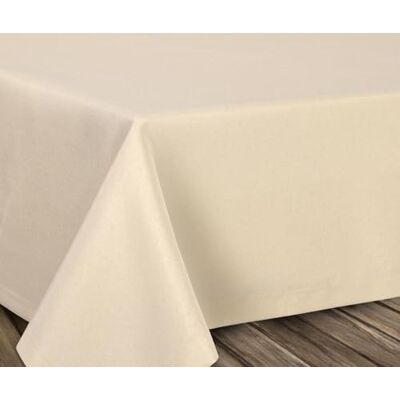 BEAUTEX Tischdecke Leinenoptik rund 140 Creme abwaschbar wasserabweisend fleckenabweisend, bügelfrei, pflegeleicht, Lotuseffekt, viele Größen & Farben, für Küche, Esszimmer, Balkon & Garten BEAUTEX Tischdecke Leinenoptik rund 140 Creme abwaschbar wasserabweisend fleckenabweisend, bügelfrei, pflegeleicht, Lotuseffekt, viele Größen & Farben, für Küche, Esszimmer, Balkon & Garten
