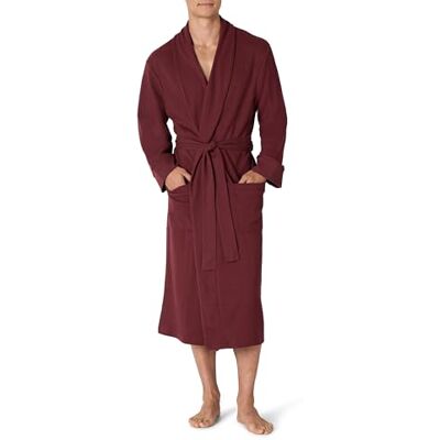 Amazon Herren Leichter Waffel-Bademantel (Erhältlich In Den Größen Schwer Und Groß), Sattes Burgunderrot, 6XL Große Größen Amazon Herren Leichter Waffel-Bademantel (Erhältlich In Den Größen Schwer Und Groß), Sattes Burgunderrot, 6XL Große Größen