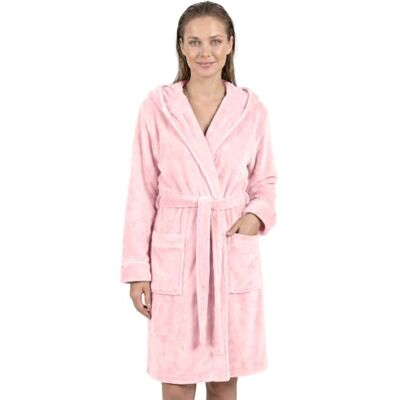 Gräfenstayn Bademantel Damen flauschig mit Kapuze Kuschelfleece Öko-Tex Standard 100 Morgenmantel leicht & kurz Größe S XXXL Gräfenstayn Bademantel Damen flauschig mit Kapuze Kuschelfleece Öko-Tex Standard 100 Morgenmantel leicht & kurz Größe S XXXL