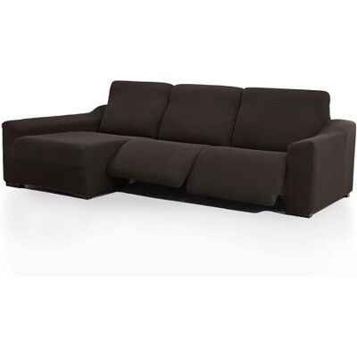 FAVERTI Bezug für Chaiselongue, langes Eckteil Links (Vorderseite), 2 Füße, Modell Novele, sehr verstellbar, Braun, hochwertiger Schutz aus Jacquard-Stoff und Baumwolle FAVERTI Bezug für Chaiselongue, langes Eckteil Links (Vorderseite), 2 Füße, Modell Novele, sehr verstellbar, Braun, hochwertiger Schutz aus Jacquard-Stoff und Baumwolle