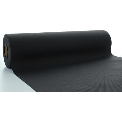 Sovie HORECA Tischläufer in Schwarz aus Linclass Airlaid, 40cm x 24m, 1 St. einfarbiger Einmaltischläufer, Perforierung alle 120cm Sovie HORECA Tischläufer in Schwarz aus Linclass Airlaid, 40cm x 24m, 1 St. einfarbiger Einmaltischläufer, Perforierung alle 120cm