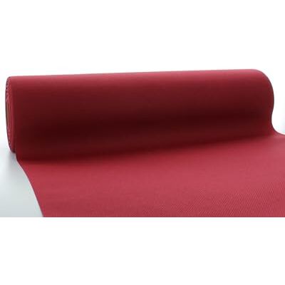 Sovie HORECA Tischläufer in Bordeaux aus Airlaid, 40cm x 24m, 1 Stück einfarbiger Einmaltischläufer, Perforierung alle 120cm Sovie HORECA Tischläufer in Bordeaux aus Airlaid, 40cm x 24m, 1 Stück einfarbiger Einmaltischläufer, Perforierung alle 120cm