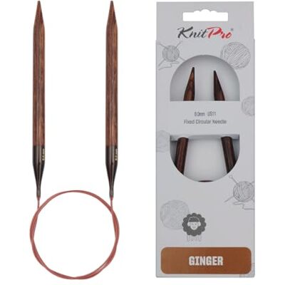 KnitPro Ginger Birk 40cm 8,00mm - Stricknadeln KnitPro Ginger Birk 40cm 8,00mm - Stricknadeln