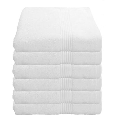 Julie Julsen 6er Pack Handtuch 29 Farben erhältlich weich und saugstark 500gsm Öko Tex Weiß 50 x 100 cm B-Ware Julie Julsen 6er Pack Handtuch 29 Farben erhältlich weich und saugstark 500gsm Öko Tex Weiß 50 x 100 cm B-Ware