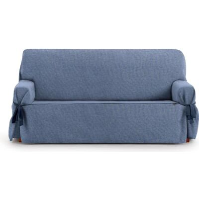 ECOMMERC3 2-Sitzer-Sofabezug aus Jacquard-Stoff, Nicht elastisch, blau, mit dekorativen Bändern und elegantem Schutz für Ihr Sofa ECOMMERC3 2-Sitzer-Sofabezug aus Jacquard-Stoff, Nicht elastisch, blau, mit dekorativen Bändern und elegantem Schutz für Ihr Sofa