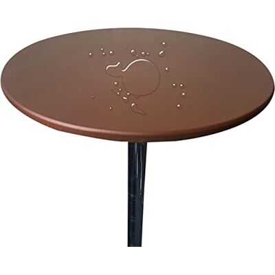Generic Tischdecke Runde Stretch Tischtuch Wasserdicht Abwischbar Tischschutz Für Drinnen Und Draußen (70cm (Rund),Kaffee) Generic Tischdecke Runde Stretch Tischtuch Wasserdicht Abwischbar Tischschutz Für Drinnen Und Draußen (70cm (Rund),Kaffee)
