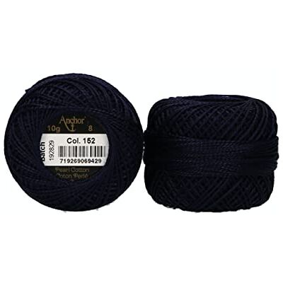 Anchor Perlgarn 8, 4591008-00152, Farbe:blauschwarz, Stickgarne Anchor Perlgarn 8, 4591008-00152, Farbe:blauschwarz, Stickgarne