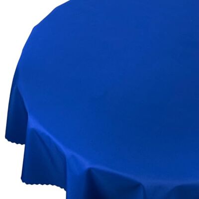 Euromat Rund wasserdichte Tischdecke Gartentischdecke Wasserabweisend Wetterfest Garten Balkon Terrasse Marine Blau Durchmesser: Ø 130 cm Euromat Rund wasserdichte Tischdecke Gartentischdecke Wasserabweisend Wetterfest Garten Balkon Terrasse Marine Blau Durchmesser: Ø 130 cm