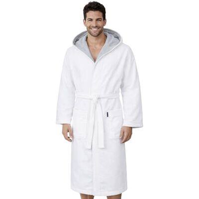 Morgenstern Bademantel Herren Frottee Baumwolle Kapuze Lang Finn Weich, saugstark, atmungsaktiv, Taschen und Bindegürtel – geprüft auf Schadstoffe, ideal für Sauna, Baden, Sport, Zuhause Morgenstern Bademantel Herren Frottee Baumwolle Kapuze Lang Finn Weich, saugstark, atmungsaktiv, Taschen und Bindegürtel – geprüft auf Schadstoffe, ideal für Sauna, Baden, Sport, Zuhause
