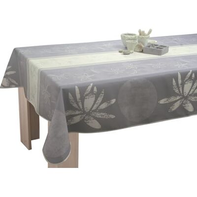 Le linge de Jules Tischdecke Fleckabweisende Lotus Ecru Rechteckig 150 x 240 cm Le linge de Jules Tischdecke Fleckabweisende Lotus Ecru Rechteckig 150 x 240 cm
