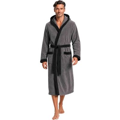 Morgenstern Bademantel Herren Kapuze Frottee 100% Baumwolle Lang Cadiz Weich, saugstark, atmungsaktiv, Taschen und Bindegürtel – geprüft auf Schadstoffe, ideal für Sauna, Baden, Sport, Zuhause Morgenstern Bademantel Herren Kapuze Frottee 100% Baumwolle Lang Cadiz Weich, saugstark, atmungsaktiv, Taschen und Bindegürtel – geprüft auf Schadstoffe, ideal für Sauna, Baden, Sport, Zuhause