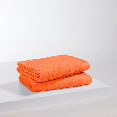 S. Oliver 2 TLG Baumwoll-Duschtuch Set 70x140cm orange Frottee Doppelpack große Handtücher safran, Weiches Badtuch, 100% Baumwolle & OEKO-TEX®, Luxus Strandtuch, 600 g/m² dick S. Oliver 2 TLG Baumwoll-Duschtuch Set 70x140cm orange Frottee Doppelpack große Handtücher safran, Weiches Badtuch, 100% Baumwolle & OEKO-TEX®, Luxus Strandtuch, 600 g/m² dick