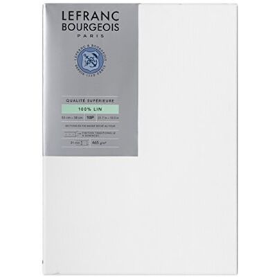 Lefranc Bourgeois 111210 Keilrahmen aus 100% Leinen in Premium Qualität, gebrauchsfertig Grundiert mit Titandioxid Gesso, seitlich genagelt auf massivem Kiefernholz 10P Lefranc Bourgeois 111210 Keilrahmen aus 100% Leinen in Premium Qualität, gebrauchsfertig Grundiert mit Titandioxid Gesso, seitlich genagelt auf massivem Kiefernholz 10P