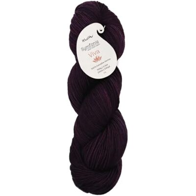 Symfonie Yarns - Viva - Aubergine - 100 g - Yarn Symfonie Yarns - Viva - Aubergine - 100 g - Yarn