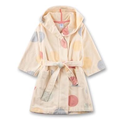 Sanetta Mädchen-Bademantel beige Dots Hochwertiger und kuscheliger Bademantel aus Baumwolle. Sanetta Mädchen-Bademantel beige Dots Hochwertiger und kuscheliger Bademantel aus Baumwolle.