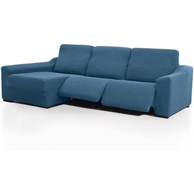 FAVERTI ® Bezug für Chaiselongue, sehr elastisch, langes Eckteil Links (Vorderseite), Modell Nove, Hellblau, hochwertiger Schutz aus Jacquard-Stoff, Baumwollgefühl FAVERTI ® Bezug für Chaiselongue, sehr elastisch, langes Eckteil Links (Vorderseite), Modell Nove, Hellblau, hochwertiger Schutz aus Jacquard-Stoff, Baumwollgefühl