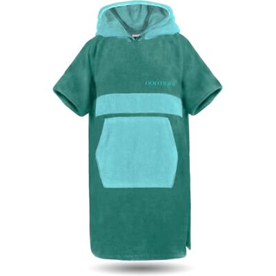 normani Baumwoll Surfer Poncho Strandponcho Handtuch-Poncho Unisex Strand Umziehhilfe geschlossener Bademantel für Damen und Herren Petrol/Türkis L-XL normani Baumwoll Surfer Poncho Strandponcho Handtuch-Poncho Unisex Strand Umziehhilfe geschlossener Bademantel für Damen und Herren Petrol/Türkis L-XL