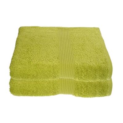 Julie Julsen 2er Pack Saunatücher vielen Farben Reine Baumwolle Qualität 500 GSM Strandtuch Limette 80 x 200 cm Julie Julsen 2er Pack Saunatücher vielen Farben Reine Baumwolle Qualität 500 GSM Strandtuch Limette 80 x 200 cm
