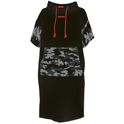 Herding Bench Camouflage Surf-Poncho S-M, Premium Baumwoll-Frottier, Umzieh-Poncho für Wassersport, Saugfähiges Strand-Handtuch mit Kapuze, 335g/m², für Damen und Herren, Schwarz Herding Bench Camouflage Surf-Poncho S-M, Premium Baumwoll-Frottier, Umzieh-Poncho für Wassersport, Saugfähiges Strand-Handtuch mit Kapuze, 335g/m², für Damen und Herren, Schwarz