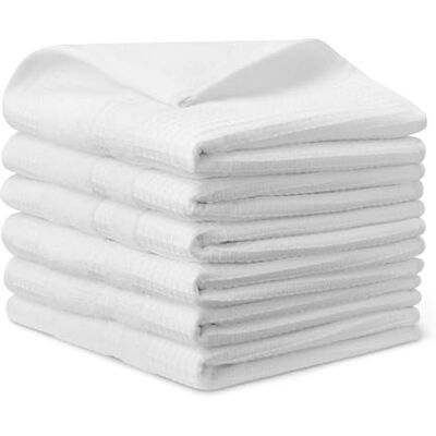 Amazon Waffel-Geschirrtücher aus 100% Bio-Baumwolle Hochsaugfähig, Schnelltrocknend, Fusselfrei Küchentücher, 38 x 64 cm, 6er-Set, Weiß Amazon Waffel-Geschirrtücher aus 100% Bio-Baumwolle Hochsaugfähig, Schnelltrocknend, Fusselfrei Küchentücher, 38 x 64 cm, 6er-Set, Weiß