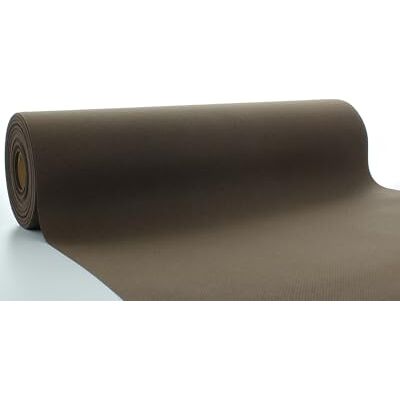 Sovie HORECA Tischläufer in Braun aus Linclass Airlaid, 40cm x 24m, 1 Stück einfarbiger Einmaltischläufer, Perforierung alle 120cm Sovie HORECA Tischläufer in Braun aus Linclass Airlaid, 40cm x 24m, 1 Stück einfarbiger Einmaltischläufer, Perforierung alle 120cm