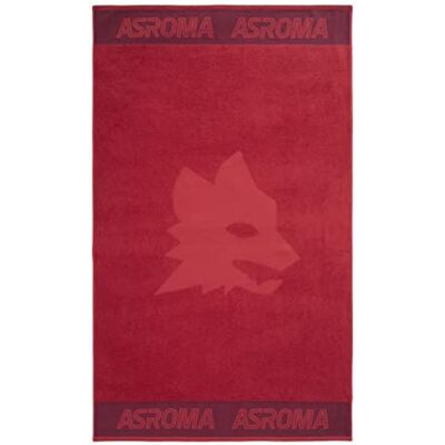 AS Roma Offizielles Strandtuch, Motiv: roter Wolf, 100 x 170 cm AS Roma Offizielles Strandtuch, Motiv: roter Wolf, 100 x 170 cm