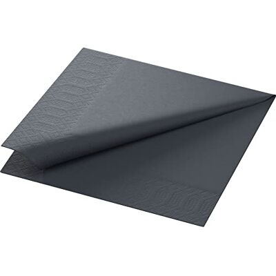 Duni Servietten 3lagig Tissue Uni schwarz, 33 x 33 cm, 250 Stück Duni Servietten 3lagig Tissue Uni schwarz, 33 x 33 cm, 250 Stück