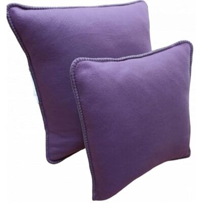Catherine Lansfield Lilac Fleece Cushion Cover 40x40 Catherine Lansfield Lilac Fleece Cushion Cover 40x40