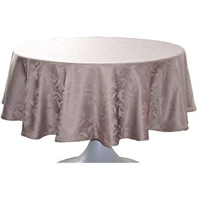 CALITEX Ombra Damast Tischdecke - 180x240 cm, Braun Grau CALITEX Ombra Damast Tischdecke - 180x240 cm, Braun Grau