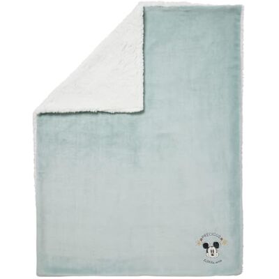 Babycalin Decke aus 2 Materialien, Micky Maus, 75 x 100 cm. Babycalin Decke aus 2 Materialien, Micky Maus, 75 x 100 cm.
