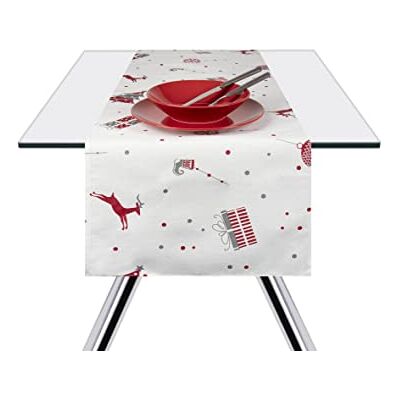 Excelsa Tischläufer Merry Christmas, 40 x 140 cm, Baumwolle Excelsa Tischläufer Merry Christmas, 40 x 140 cm, Baumwolle